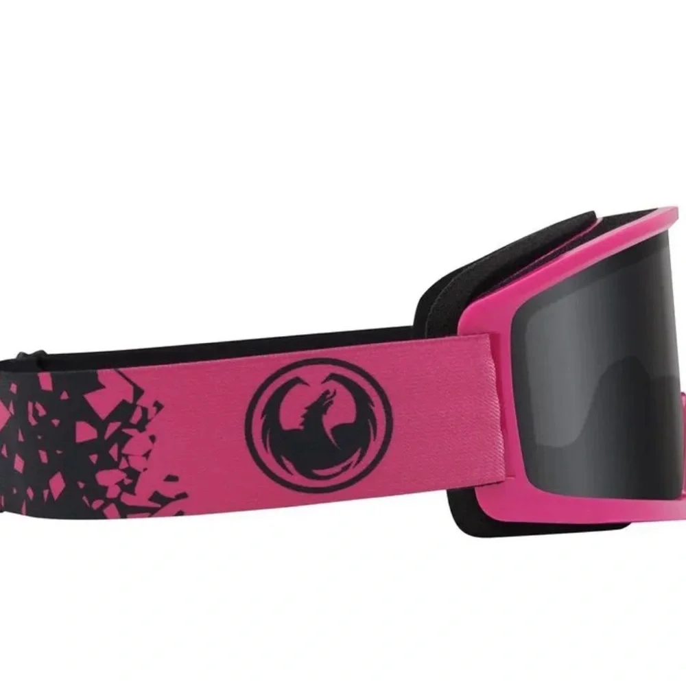 New Dragon DX3 OTG Snow Goggles Blasted Pink/Lumalens Dark Smoke